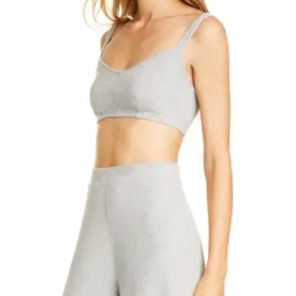 NWT Free People Oh Ribs Bralette in Gray - Picture 3 of 8